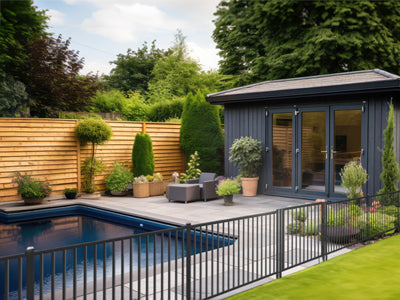 TruView Easy Assemble DIY Fencing: Black Elegance That's a Breeze to Install