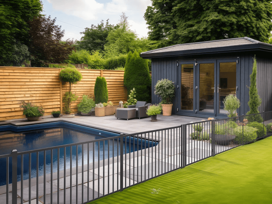 TruView Easy Assemble DIY Fencing: Black Elegance That's a Breeze to Install