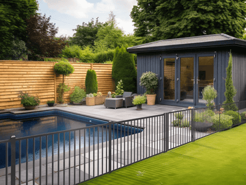 TruView Easy Assemble DIY Fencing: Black Elegance That's a Breeze to Install