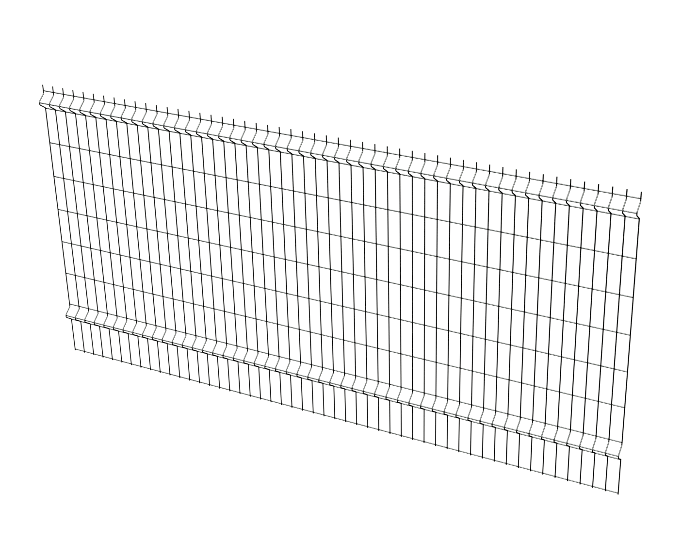 Prism 3D Ornamental - Steel Fence Panels