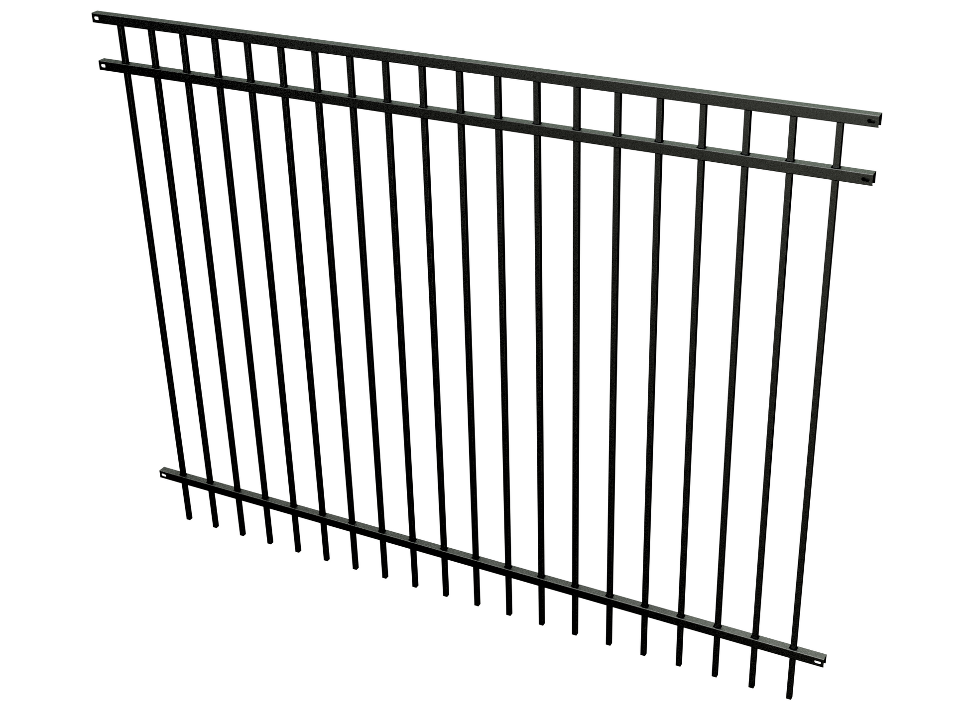 TruView Ornamental - Steel Fence Panels - Landmark - Flat Top - Stock Clearance Copy