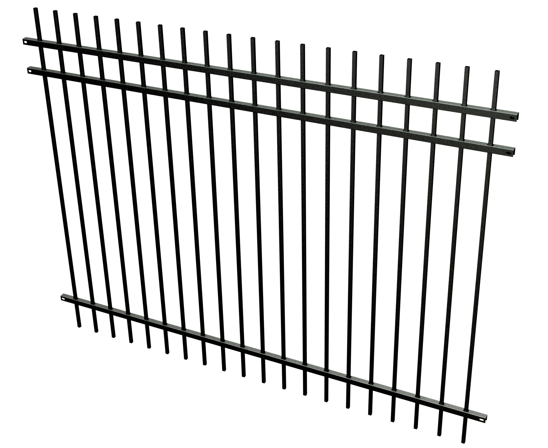 TruView Ornamental Steel Fence Panels - Summit - Extended Picket
