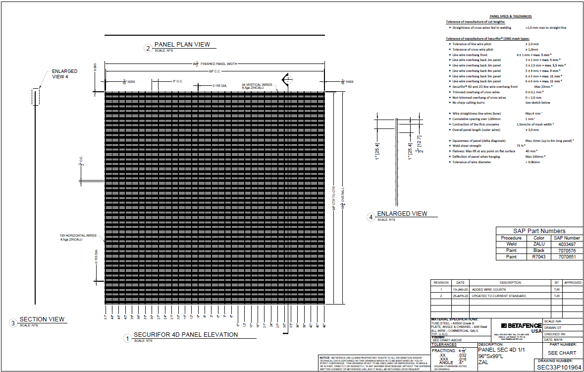 Securifor 4D High Security Welded Wire