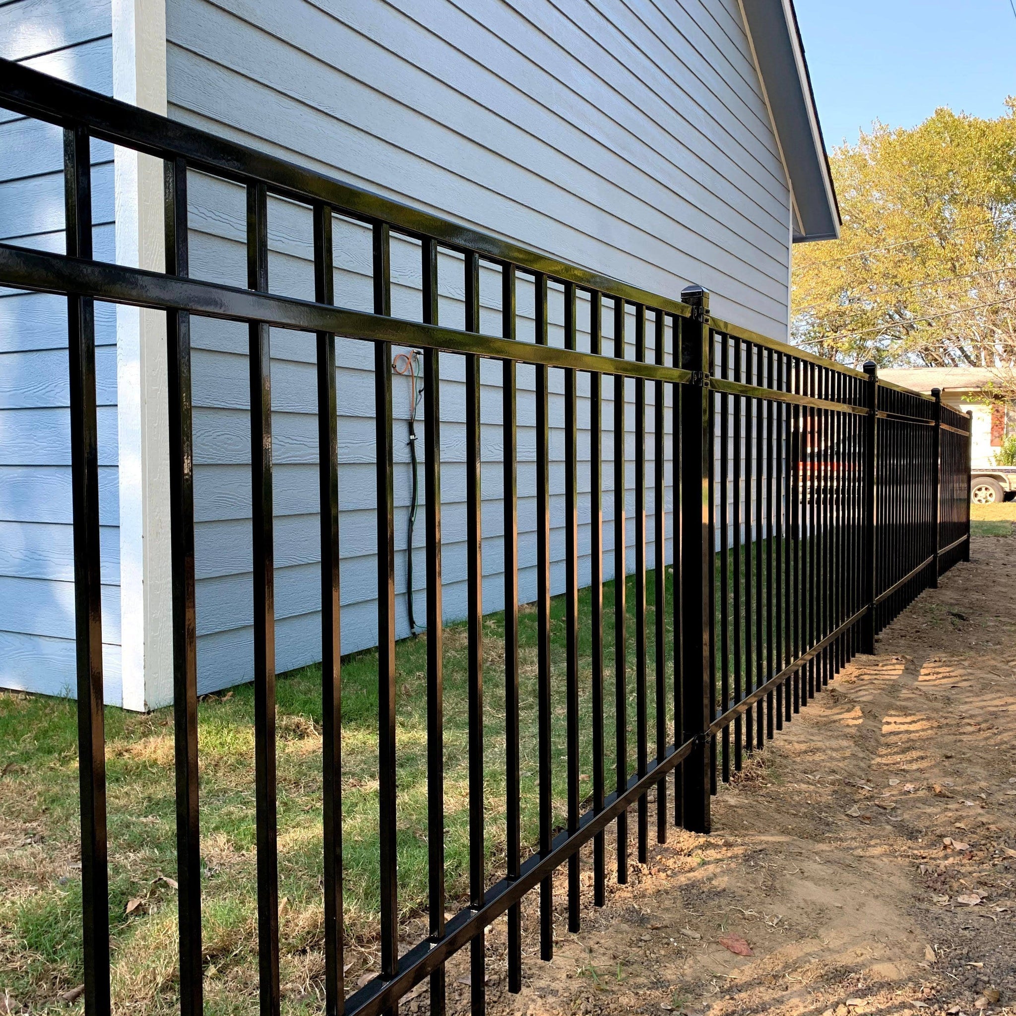 TruView Ornamental - Steel Fence Panels - Landmark - Flat Top